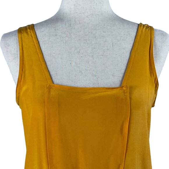 Stunning & NWT Matthew Lombardi for Banco Silk Tank in Sunflower Yellow … - Picture 11 of 11